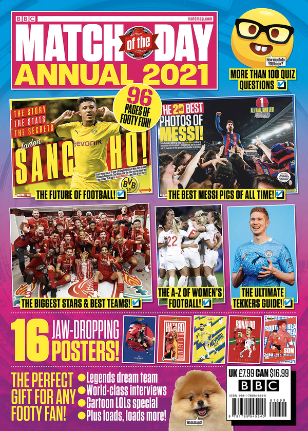 Бумажная книга «Match of the Day Annual 2021» - фото №1