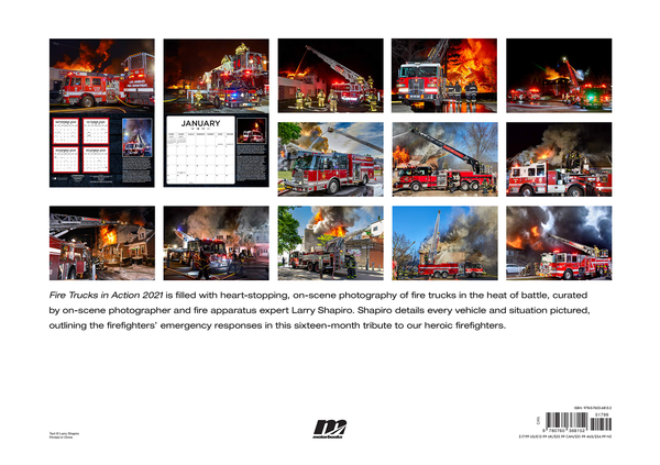Паперова книга «Fire Trucks in Action 2021», автор Ларрі Шапіро - фото №1
