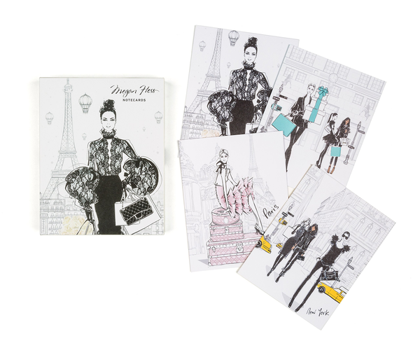 Бумажная книга «Chic: A Fashion Odyssey - Megan Hess Boxed Notecard Set», автор Меган Хесс - фото №1