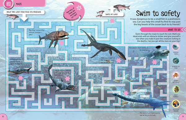 Бумажная книга «Sticker Activity: Prehistoric World» - фото №1