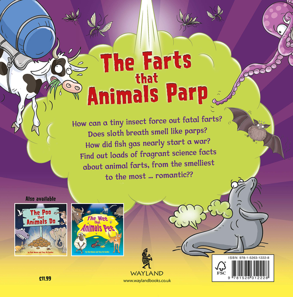 Паперова книга «The Farts that Animals Parp», автор Пол Мейсон - фото №1