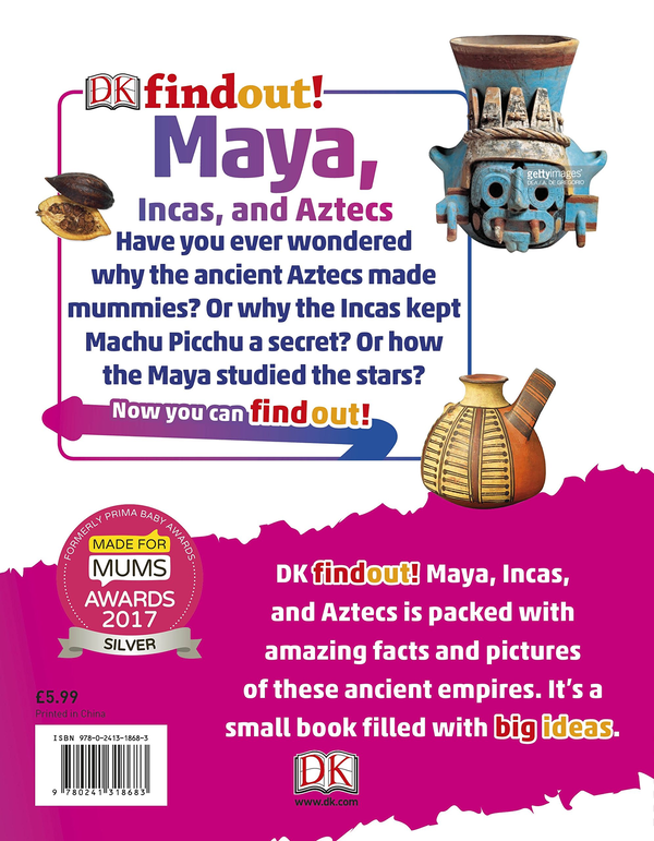 Бумажная книга «DKfindout! Maya, Incas, and Aztecs» - фото №1