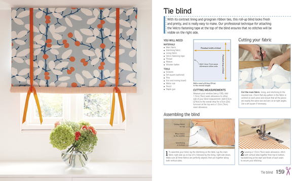 Паперова книга «Cushions, Curtains and Blinds Step by Step. 25 Soft-Furnishing Projects for the Home» - фото №1