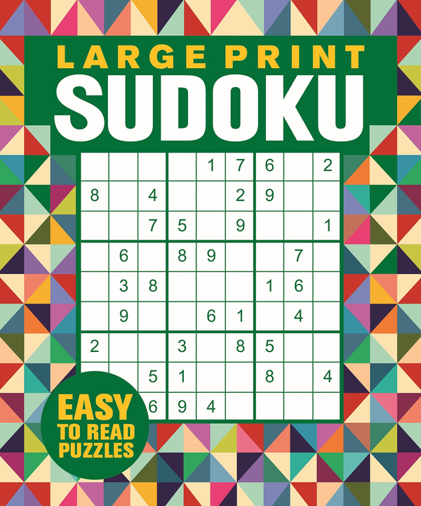 Бумажная книга «Large Print Sudoku», автор Эрик Сондерс - фото №1