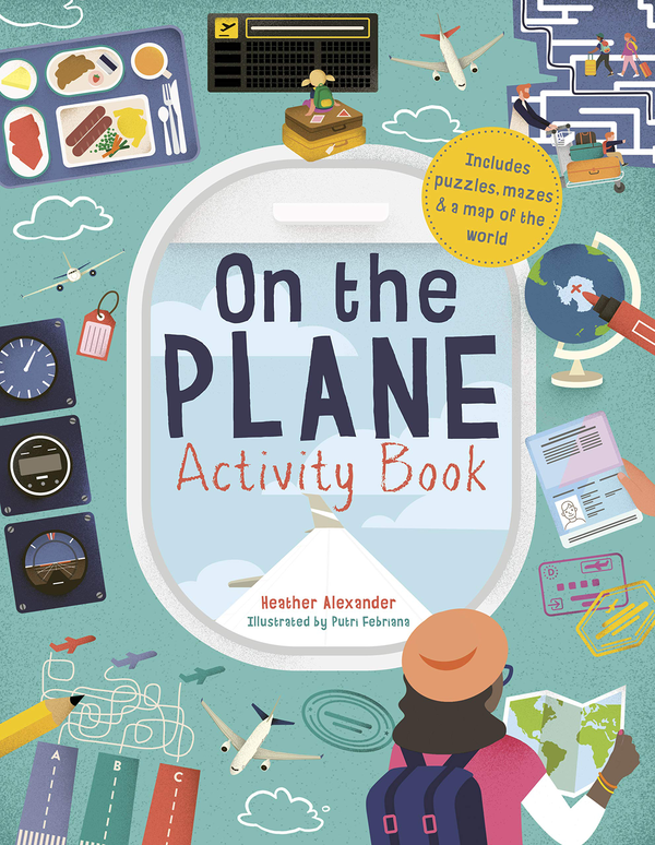 Бумажная книга «On The Plane Activity Book», автор Хизер Александр - фото №1