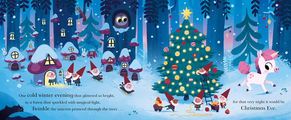 Бумажная книга «Ten Minutes to Bed. Little Unicorn's Christmas», автор Рианнон Филдинг - фото №1