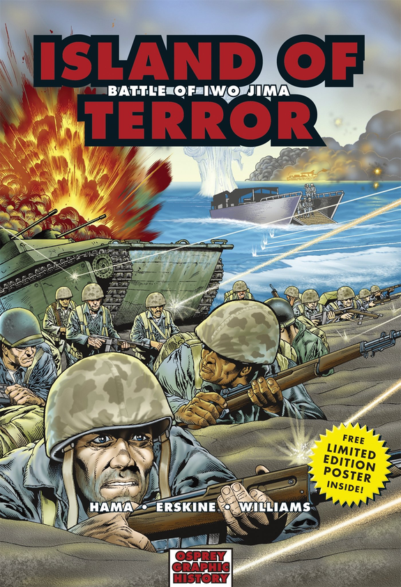 Паперова книга «Island of Terror: Battle of Iwo Jima», автор Ларрі Хама - фото №1