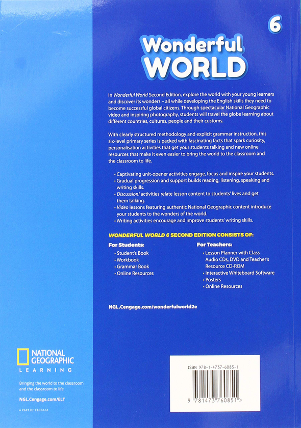 Бумажная книга «Wonderful World 6. Grammar Book» - фото №1