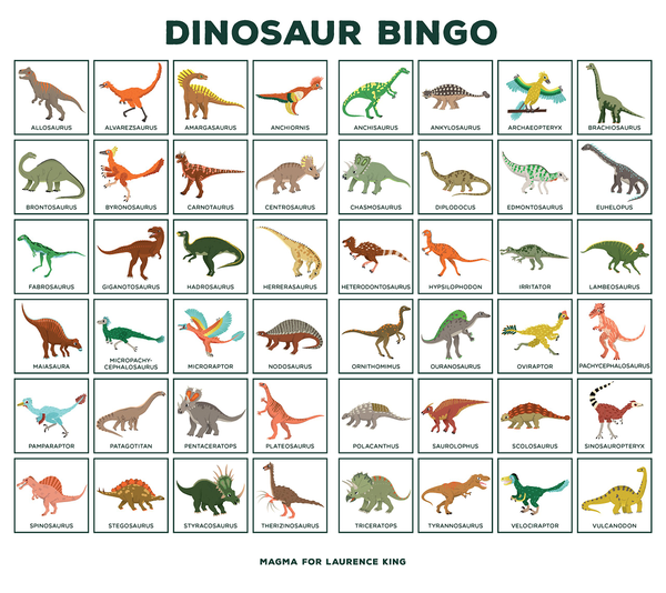Бумажная книга «Dinosaur Bingo» - фото №1