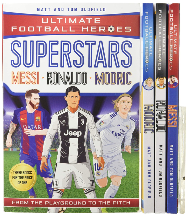 Бумажная книга «UFH Superstars Pack 4. Modric. Messi. Ronaldo», авторов Мэтт Олдфилд, Том Олдфилд - фото №1