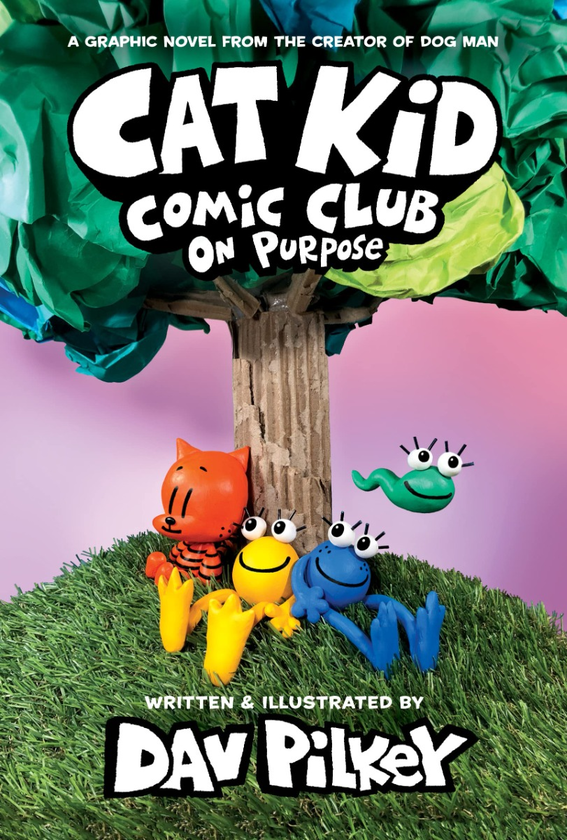 Бумажная книга «Cat Kid Comic Club 3. On Purpose», автор Дэв Пилки - фото №1