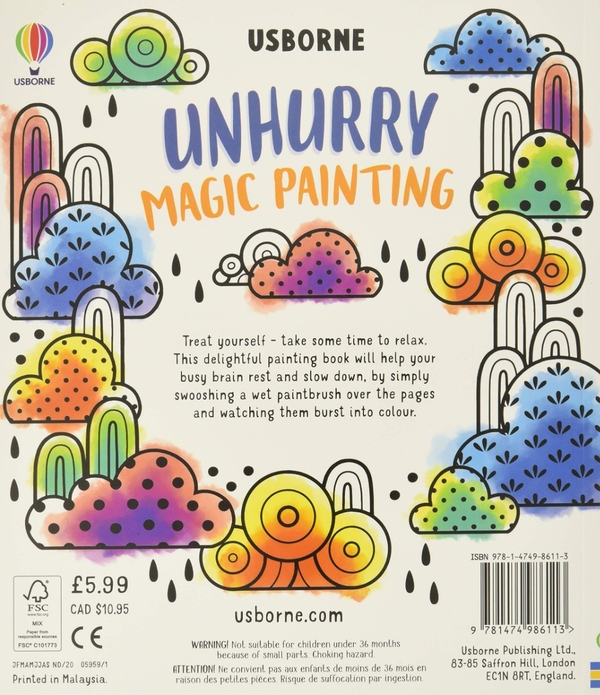 Паперова книга «Unhurry Magic Painting», автор Едді Рейнолдс - фото №1