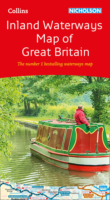 Бумажная книга «Collins Nicholson Inland Waterways Map of Great Britain» - фото №1