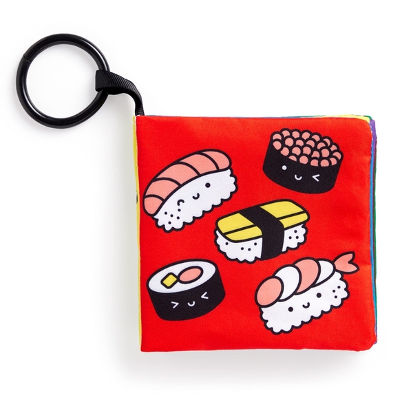 Бумажная книга «Foodie Baby Crinkle Fabric Stroller Book» - фото №1