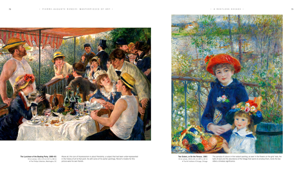 Бумажная книга «Pierre-Auguste Renoir Masterpieces of Art», автор Джулиан Бикрофт - фото №1