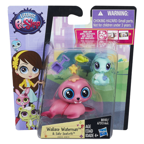 undefined «Ігровий набір Hasbro LPS Звірятко і його малюк Wallace Waterman & Sally Seaforth (A7313-В0102)», брендів Hasbro, Littlest Pet Shop - фото №2 - мініатюра