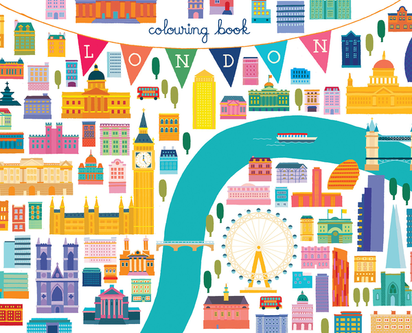 Бумажная книга «London Coloring Book Mini Edition», автор Мин Хо - фото №1