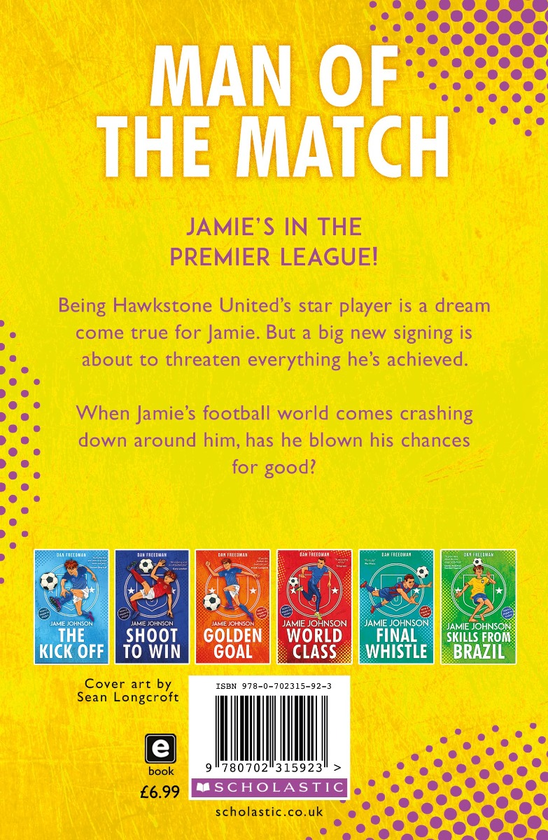 Бумажная книга «Jamie Johnson 4. Man of the Match (2022 edition)», автор Дэн Фридман - фото №1