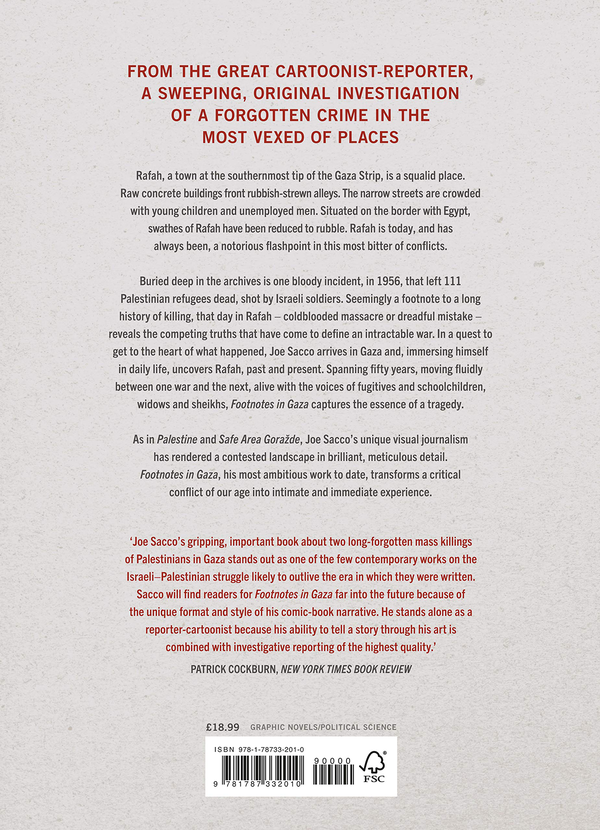 Бумажная книга «Footnotes in Gaza», автор Джо Сакко - фото №1
