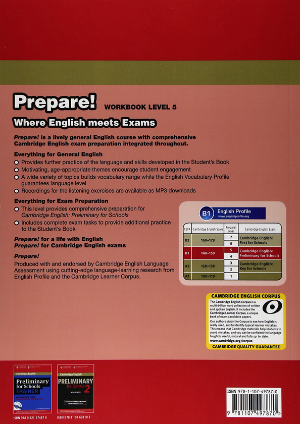 [object Object] «Cambridge English Prepare! Level 5 Workbook with Audio», автор Ніки Йосип - фото №2 - мініатюра
