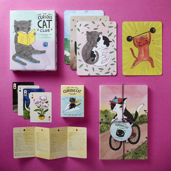 Бумажная книга «The Curious Cat Club Notebook Set», автор Стася Беррингтон - фото №1