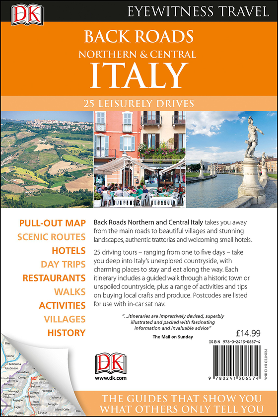 Бумажная книга «Back Roads Northern and Central Italy» - фото №1