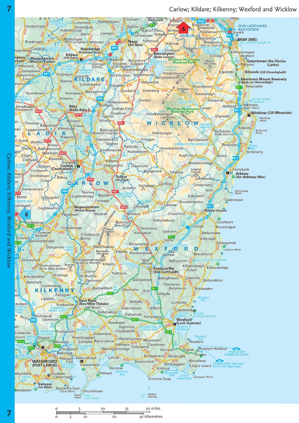 Бумажная книга «Map of Ireland Handy. Ideal for Route Planning» - фото №1