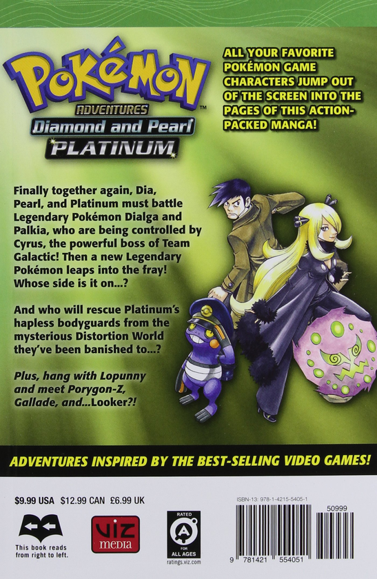 Бумажная книга «Pokemon Adventures Diamond & Pearl / Platinum Box Set (Volumes 1-11)», автор Хидэнори Кусака - фото №1