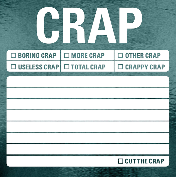 Бумажная книга «Crap Metallic Stickies» - фото №1