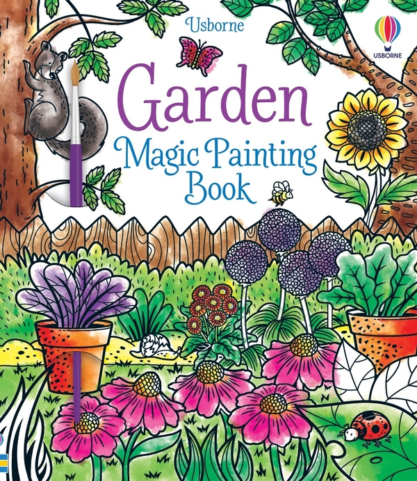 Бумажная книга «Garden Magic Painting Book», автор Эбигейл Уитли - фото №1