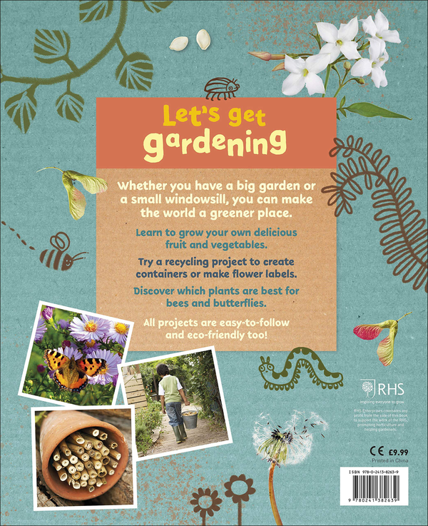 Бумажная книга «RHS Let's Get Gardening» - фото №1