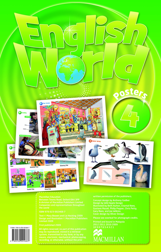 Бумажная книга «English World 4 Poster», авторов Мэри Боуэн, Лиз Хокинг - фото №1