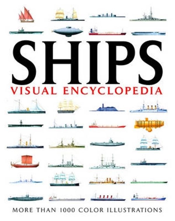 Паперова книга «Visual Encyclopedia Of Ships», автор Девід Росс - фото №1