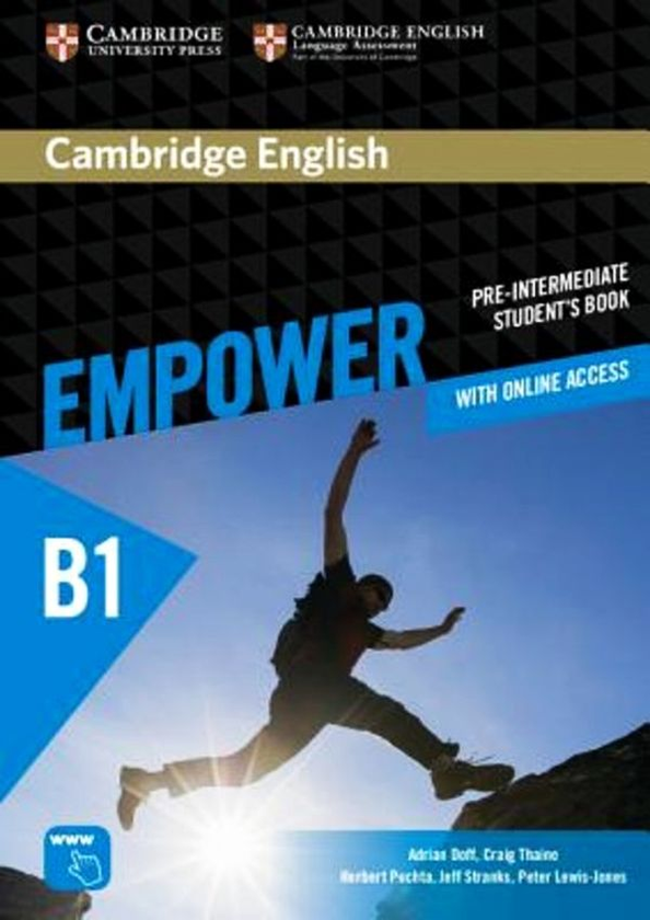 [object Object] «Cambridge English Empower B1 Pre-Intermediate Student's Book», авторів Джефф Стренкс, Пітер Льюїс-Джонс, Едріан Дофф, Крейг Тен, Герберт Пухта - фото №1
