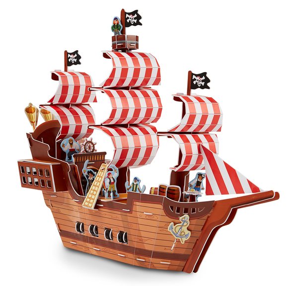  «3D пазлы Melissa & Doug Пиратский корабль (MD9045)», бренда Melissa & Doug - фото №1