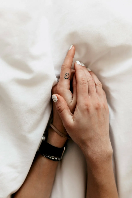  «Тимчасове тату Tattooshka Сердечки з діамантами (WM-075)», бренда Tattooshka - фото №1