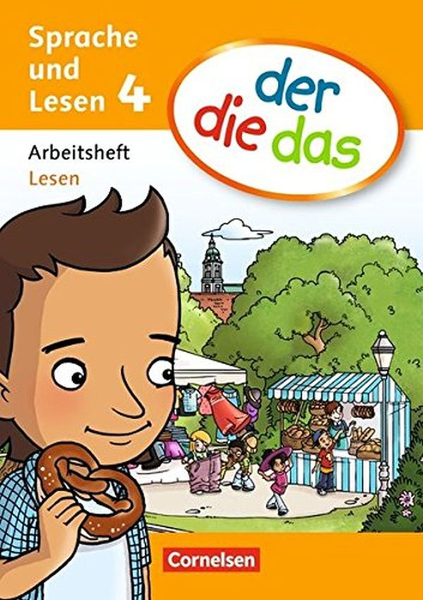 Паперова книга «Der-die-das. Sprache und Lesen 4. Arbeitsheft Lesen», авторів Маріон Гутцманн, Петра Хубберт, Стефан Джук - фото №1