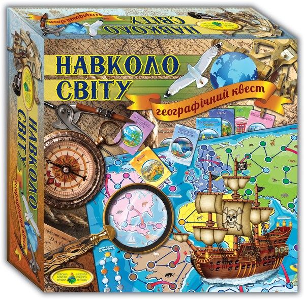  «Настольная игра Energy Plus Вокруг света (4820121182258)», бренда Energy plus - фото №1