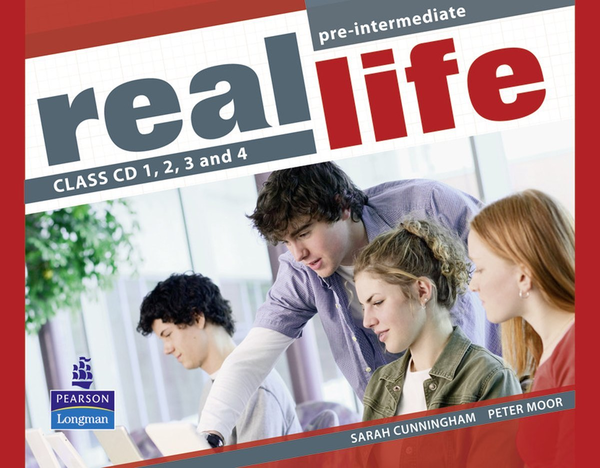 [object Object] «Real Life Pre-Intermediate Class Audio CDs (1-4)», авторів Пітер Мур, Сара Каннінгем - фото №1
