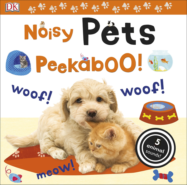 Бумажная книга «Noisy Pets Peekaboo!» - фото №1