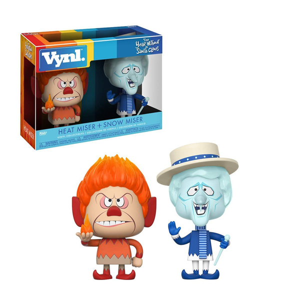  «Коллекционная фигурка Funko Vynl The Year without a Santa Clause Heat Miser & Snow Miser (22972)», бренда Funko - фото №1