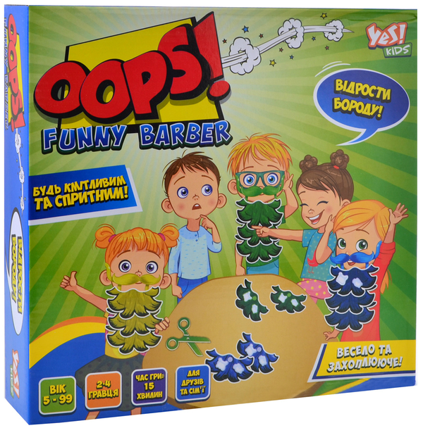  «Настольная игра Yes Kids Oops! Отрасти бороду! (953761)», бренда Yes Kids - фото №1