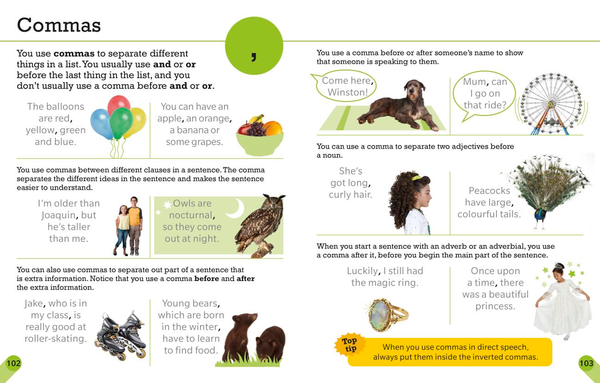 [object Object] «Visual Guide to Grammar and Punctuation. First Reference for Young Writers and Readers», автор Шейла Дігнен - фото №4 - мініатюра