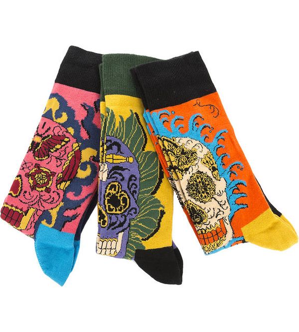  «Носки Happy Socks Megan Massacre Box Set 3 пары 41-46 р (XMEG08-4000)», бренда Happy Socks - фото №1