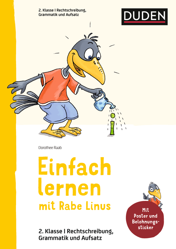 [object Object] «Deutsch 2. Klasse: Einfach lernen mit Rabe Linus (+ наклейки)» - фото №1
