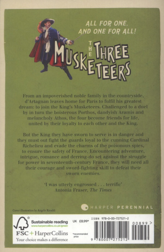 Бумажная книга «The Three Musketeers», автор Александр Дюма - фото №1