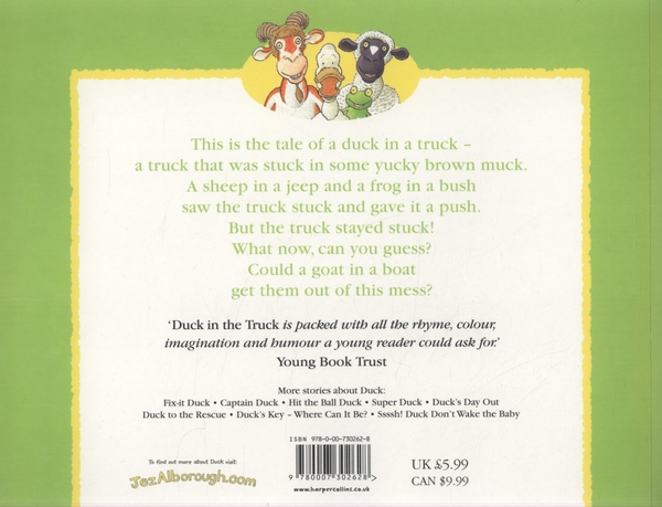 Паперова книга «Duck in the Truck», автор Джез Алборо - фото №1