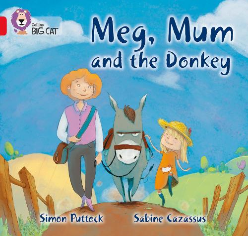 Бумажная книга «Meg, Mum and the Donkey: Band 02b/Red B», автор Саймон Путток - фото №1