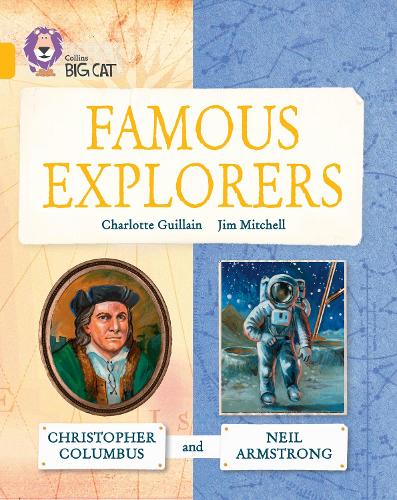 Бумажная книга «Famous Explorers: Christopher Columbus and Neil Armstrong: Band 09/Gold», автор Шарлотта Гийен - фото №1
