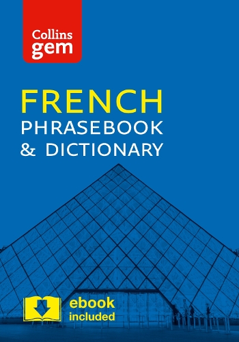 Паперова книга «Collins French Phrasebook and Dictionary Gem Edition: Essential phrases and words in a mini, travel-sized format» - фото №1